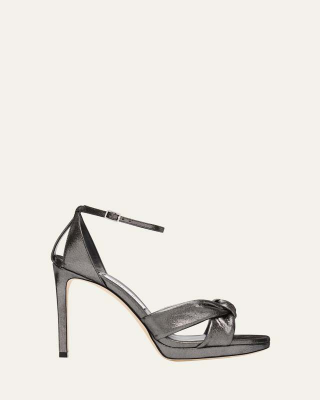 Rosie 100 Shimmer Suede Sandals